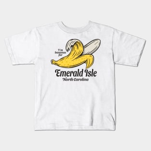 Emerald Isle, NC Summertime Vacationing Going Bananas Kids T-Shirt